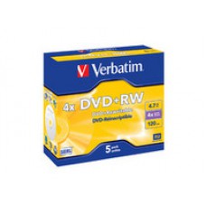 DVD+RW 4X, 4.7GB Branded
