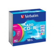 AZO CD-R 52X 2*5 700MB Colours