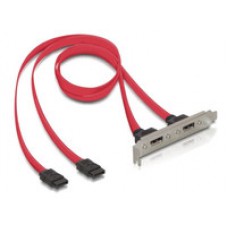 Slotblech Delock intern 2x SAT