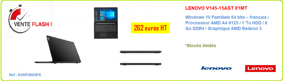 pub PC LENOVO juillet 2019