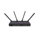 MikroTik RB4011iGS+5HacQ2HnD-IN - RB4011 Series Router, Wi-Fi Model, 10x 1 Gbps Ethernet ports, 1x S...