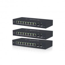 Ubiquiti ES-10XP-3 - Gigabit Switch with PoE and SFP, 3-Pack