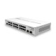 CRS326-24G-2S+IN - Cloud Router Switch with 800 MHz CPU, 512 MB RAM, 24x Gigabit LAN, 2x SFP+