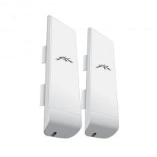 2x NanoStation M5: NSM5 5 GHz Hi-Power 2x2 MIMO Station, 2-Pack