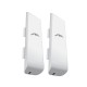 2x NanoStation M2: NSM2 2,4 GHz Hi-Power 2x2 MIMO Station, 2-Pack