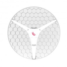 MikroTik LHG XL 5HP - RBLHG-5HPnD-XL with 27 dBi 5 GHz antenna, dual-chain wireless