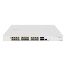 MikroTik Cloud Router Switch 328-24P-4S+RM with 800 MHz CPU, 512 MB RAM, 24x LAN